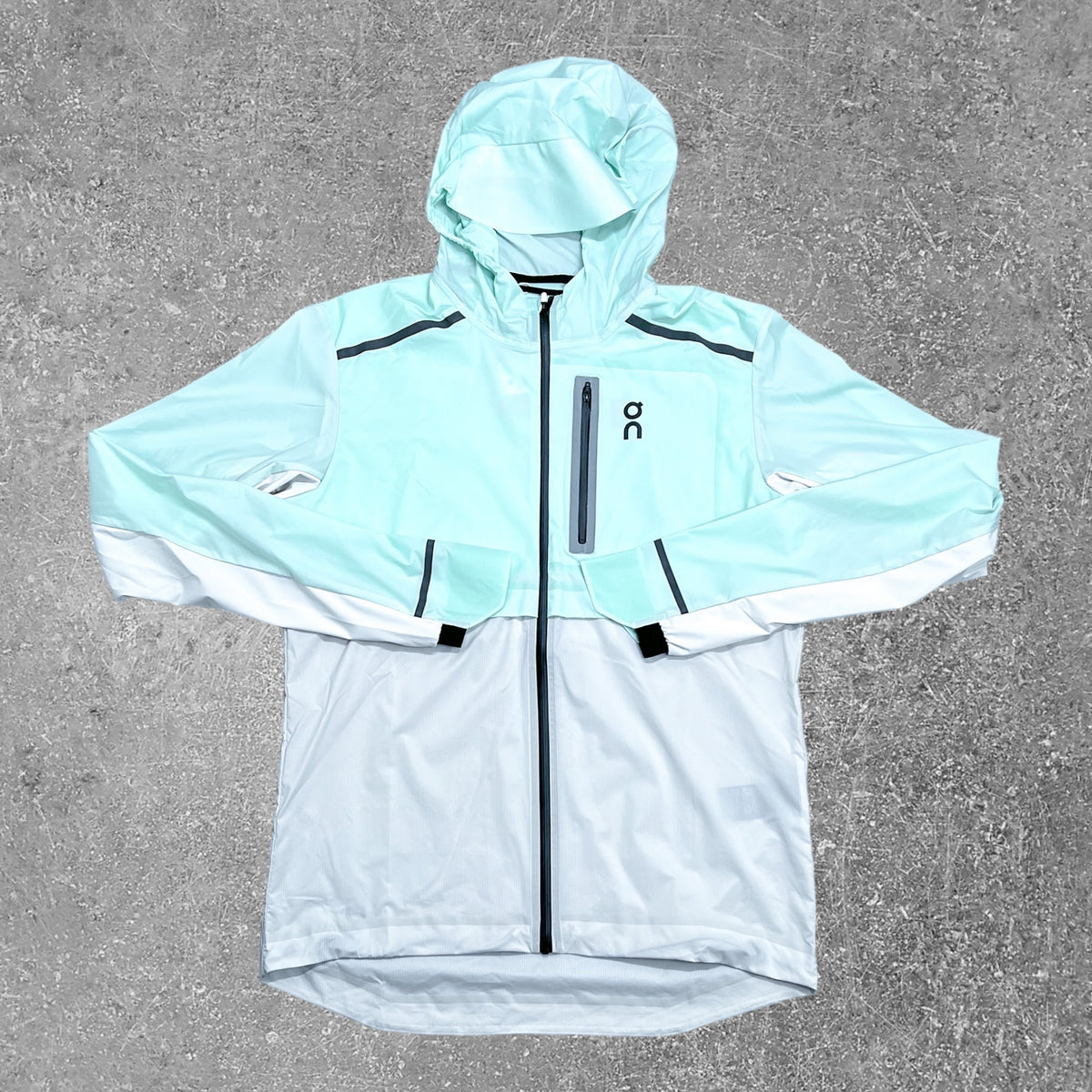 ON RUNNING WEATHER JACKET - CREEK / PEARL | RUNNING – RGTECH23