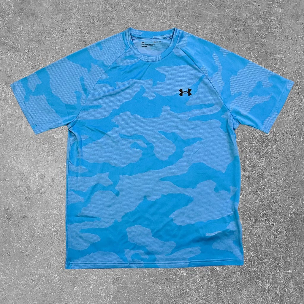 UNDER ARMOUR VELOCITY CAMO T-SHIRT BLUE PREMIUM – RGTECH23
