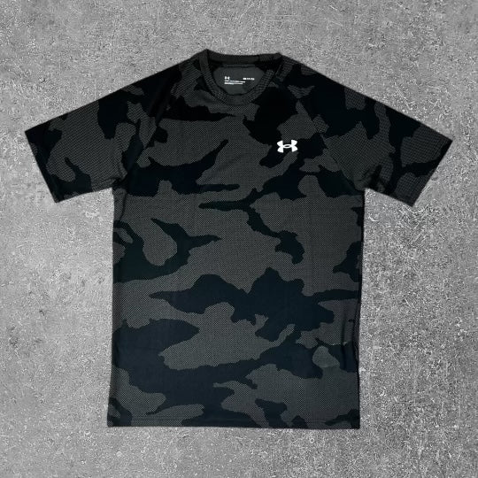 UA VELOCITY CAMO T-SHIRT - BLACK – RGTECH23