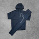 This premium tracksuit has a sleek design and is high quality and luxury.