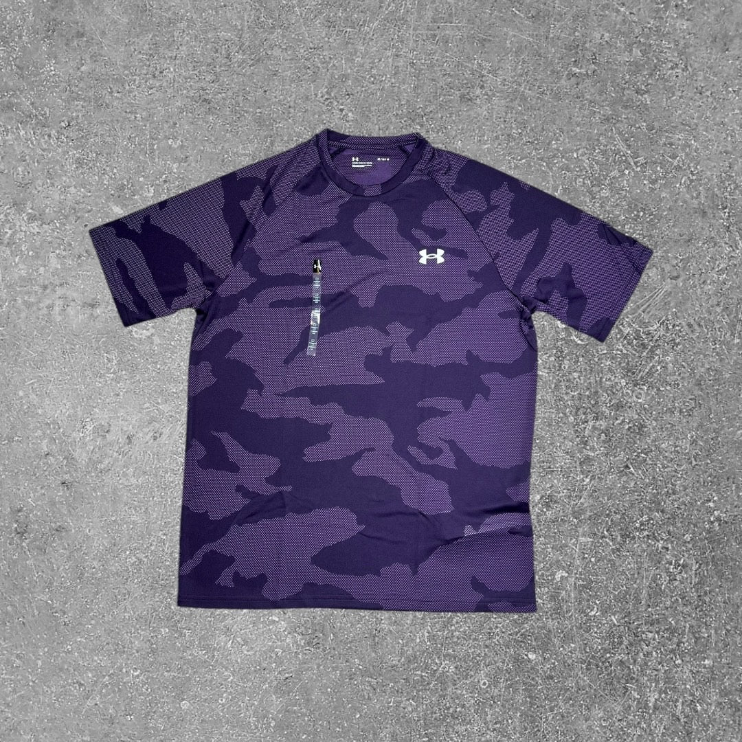 UNDER ARMOUR VELOCITY CAMO T-SHIRT PURPLE EXCLUSIVE – RGTECH23