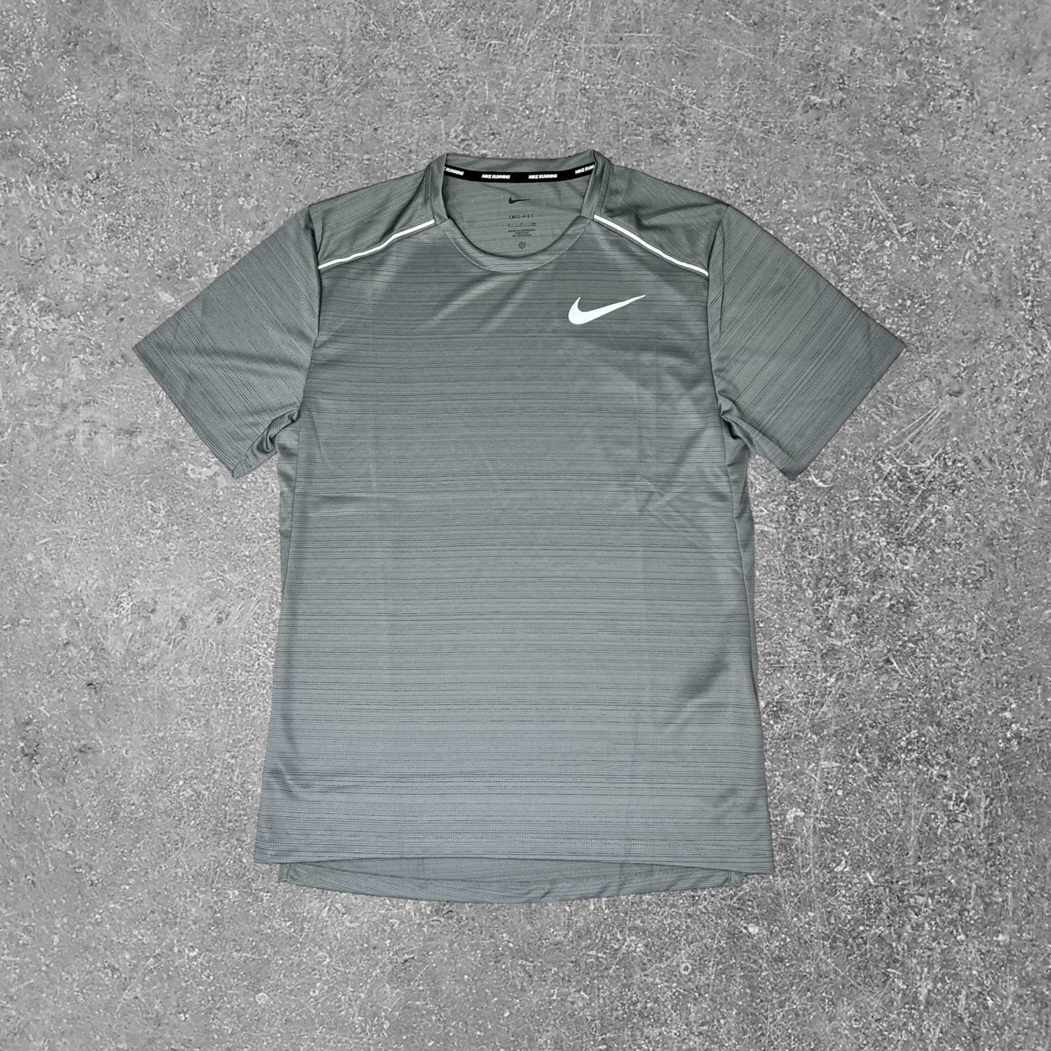 NIKE MILER T-SHIRT GREY MOST POPULAR SPORTSWEAR – RGTECH23